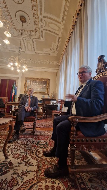 Schůzka s primátorem města Udine