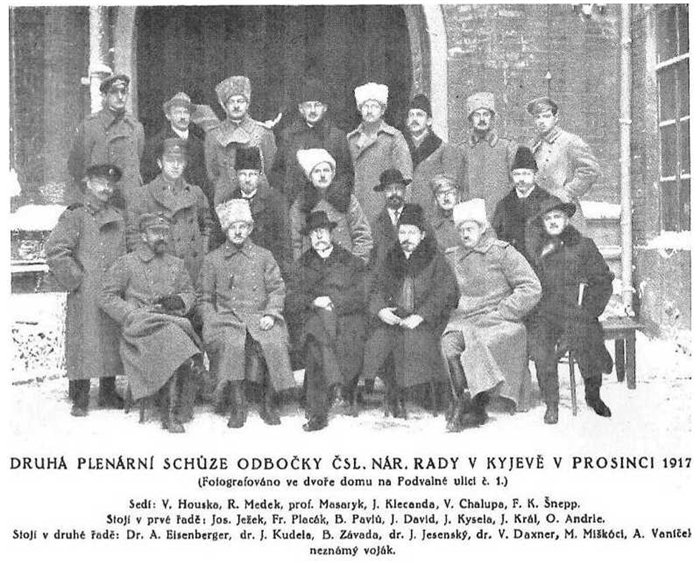 Druhá plenární schůze ČslNR v Kyjevě v prosinci 1917