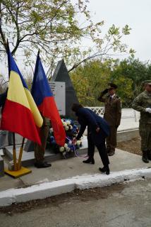 Honouring the memory of fallen Czech soldiers in Dobrudja