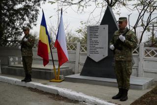 Uctění památky padlých českých bojovníků v Dobrudži